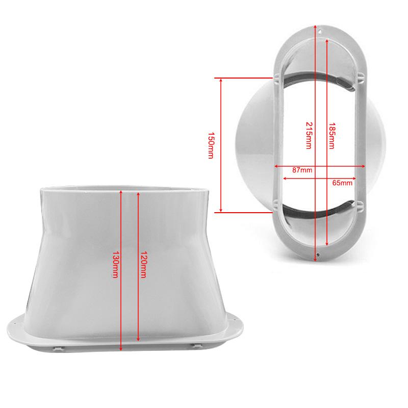 Переходник для выхлопного шланга, портативный соединитель для выхлопного шланга кондиционера, адаптер для окна, соединитель для трубки, аксессуары для кондиционирования воздуха