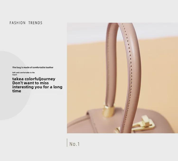 Niche 2022 Женская сумка для пельменей из натуральной кожи - Модная сумка для вонтон из коровьей кожи