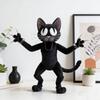 99 ночей в лесу Черный кот Плюшевая игрушка Украшение Забавная черная кошка Мягкая кукла Коллекция Подарок на Хэллоуин День Рождения