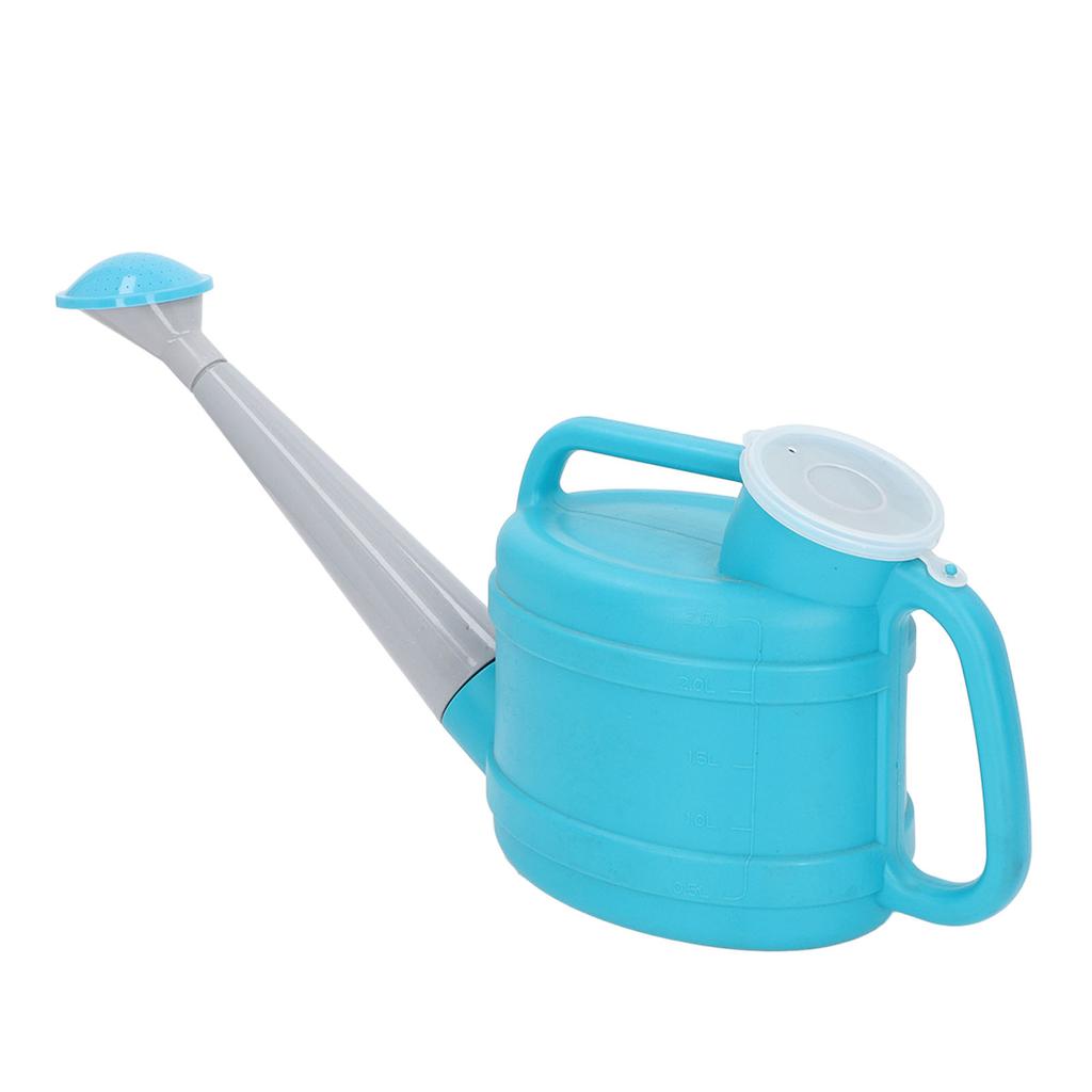 Лейка для полива растений ПЭ пластик Большая вместимость Лейка с широким горлом Садовые принадлежности 2,5 л Синий