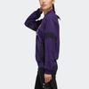 Adidas Neo Color Block Zipper Jacket Women Jackets Deep-Purple GD2182