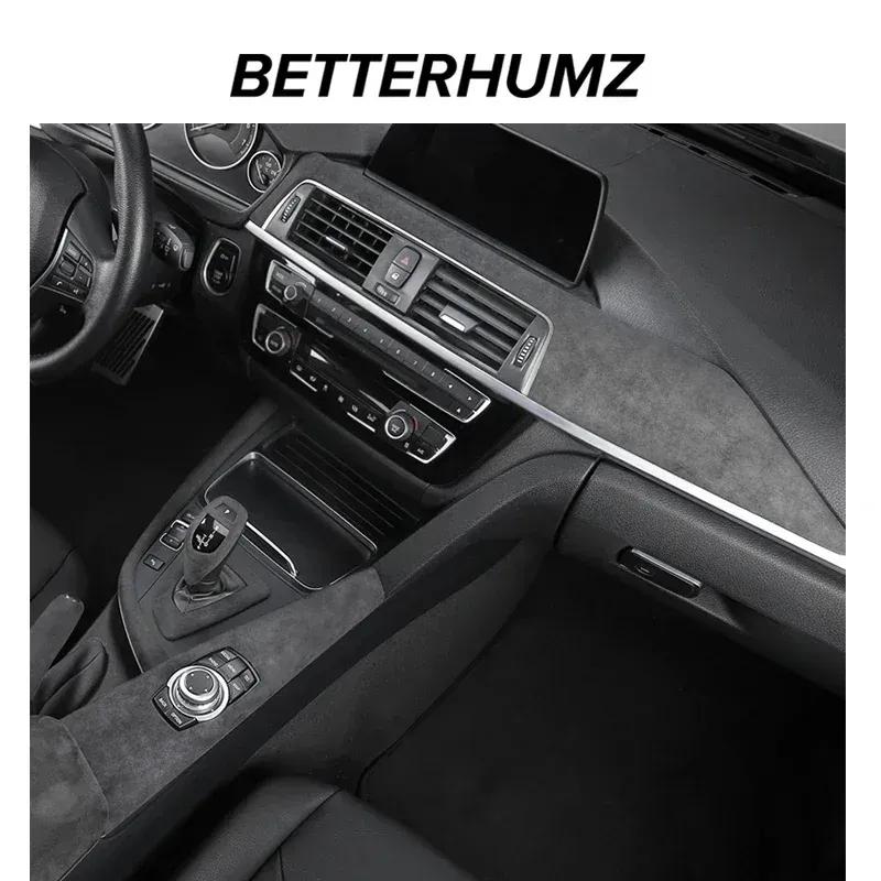 For BMW F30 F32 F34 328li 320li 335li 330li Gear Shift Knob Mutimedia Panel Armrest Box Cover Sticker Kit Car Interior Accessory