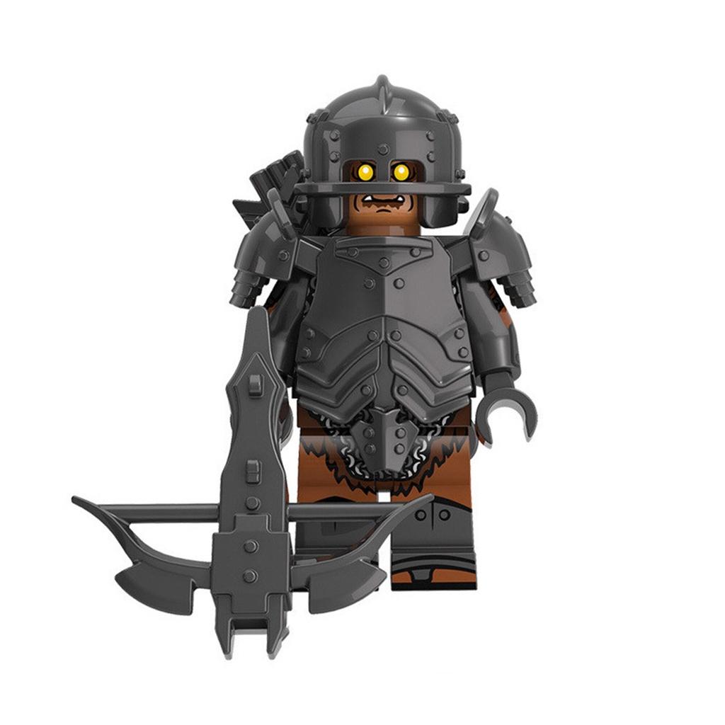 Kt1033 Серия мини-фигурок Magic Lord Могучий орк Xp254-261 Детская развивающая игрушка-конструктор