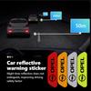 For Opel Car Door Sticker Safety Warning Reflector Tape Decal Auto Accessories ADAM ASTRA J K CORSA E INSIGNIA MOKKA VIVA Meriva