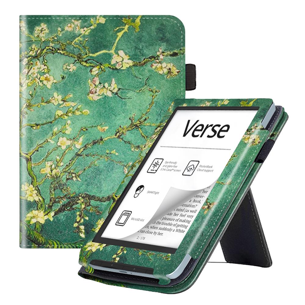 Чехол для PocketBook 619 634K3 634 629 Verse Lite Pro Цветной, 6-дюймовый чехол-книжка для электронной книги Funda с задней подставкой, деловой ручной
