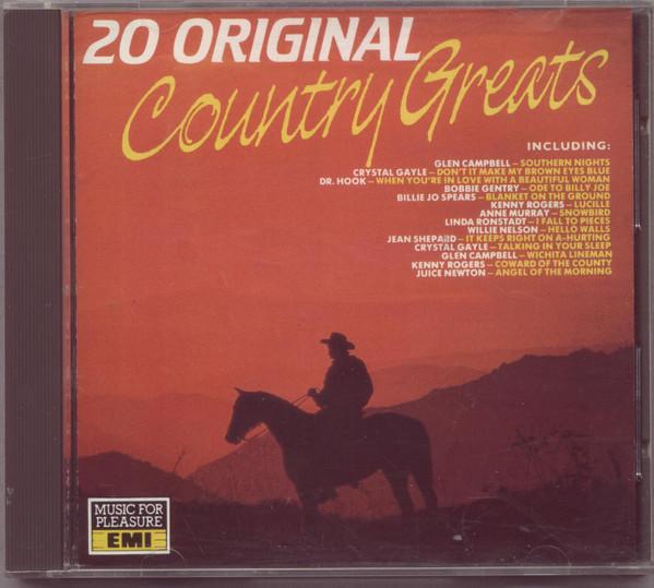 CD РАЗЛИЧНЫЕ 20 Оригинальных Кантри Хитов CDMFP6008 emi 1987 Великобритания Мировая Музыка Б/У