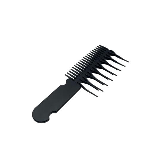 Anti-knotting Wet Hair Comb with Grooved Handle Fine Wide Teeth Anti-static Detangling Comb Men Women Hair Detangler Styling Comb