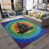 Naturalize Yoga Meditation Rainbow 7 Chakra Soft Carpet Rug для дома, гостиной, спальни, дивана, коврика для двери, декора, нескользящий напольный коврик
