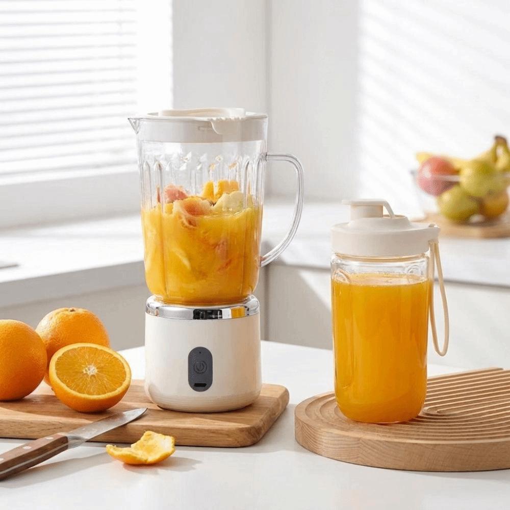 Double Cup Electric Juicer 700Ml Capacity Mini Juicer Must Have USB Juicer  Travel Use