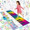 6 Ft Floor Piano Mat for Kids and Toddlers,Giant Musical Dance Toys,24 Keys,10 Built-in Songs,Record & Playback,8 Instrument Sounds,Volume Control