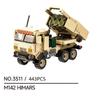 443 детали Военный М142 HIMARS времен Второй мировой войны Бронированная машина Boxer Строительные блоки Мобильная Артиллерия Ракетные Строительные Блоки Игрушки для Детей
