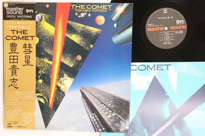 Виниловая пластинка TAKASHI TOYODA  Comet  Master Sound 30AH519PROMO CBS SONY 1980 Япония Obi New Age Easy Listening Б/у