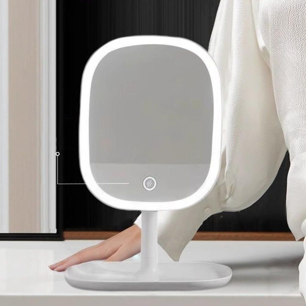 Light Up Your Beauty LED Cosmetic Mirror with Dimmable Smart HD Table Mirrors  Girl Birthday Gift