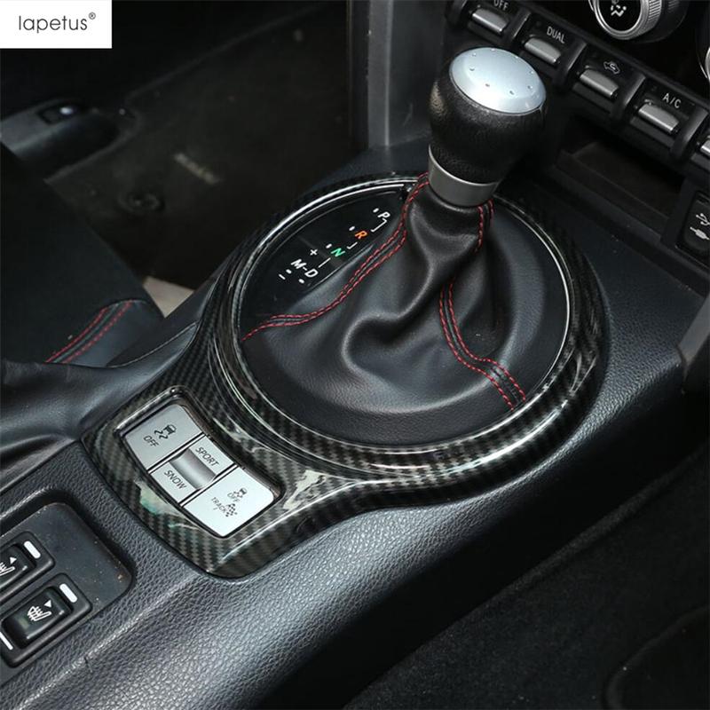Carbon Fiber Accessories For Subaru BRZ / Toyota GT86 2013 - Central Control Strip Gear Panel AC Air Handle Bowl Cover Trim