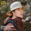 Рыбацкая шляпа регулируемый размер защита от ультрафиолета дышащий солнцезащитный козырек куполообразный бассейн шнуровка дизайн мужчины женщины открытый шляпа
