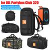Speaker Carrying Case Waterproof Portable Speaker Carry Tote Bag Backpack Shockproof Adjustable Strap for Jbl Partybox Stage 320