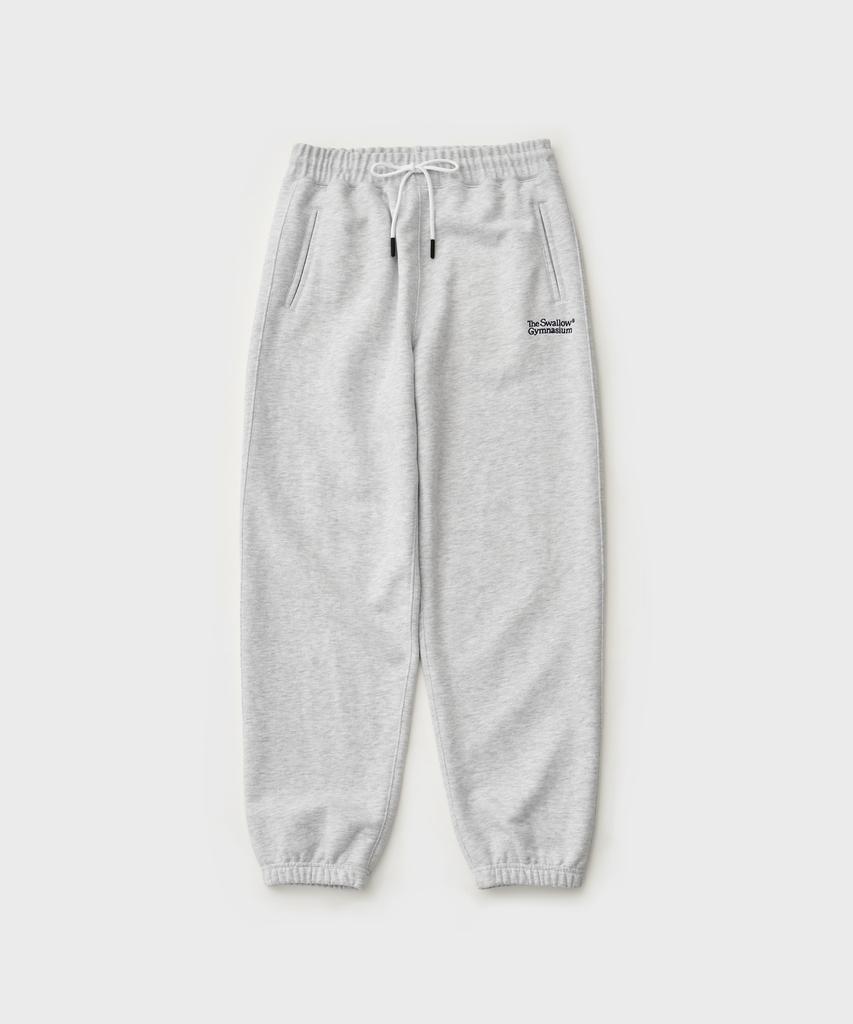 ANOTHER OFFICE Gymnasium Sweat Pants (White - Melange)