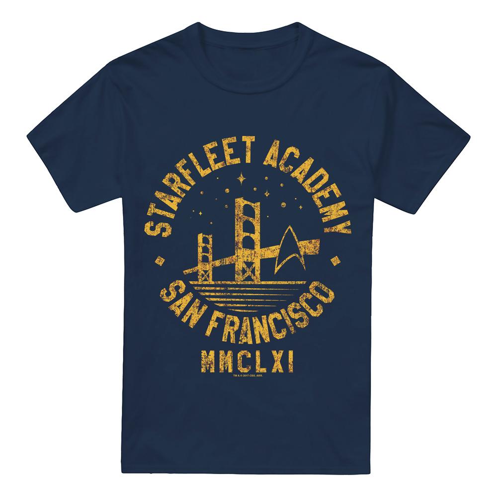 Star Trek Mens Bridge Collegiate T-Shirt
