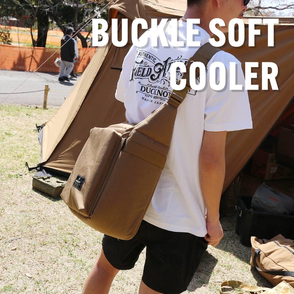DUCKNOT Buckle Soft Cooler 12 Сумка-холодильник Холодная сумка-холодильник Ящик для кемпинга Solo Camp (Логотип Coyote/DUCKNOT)