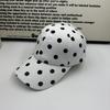 Breathable Polka Dot Baseball Cap Polyester Sun Hat Japanese Peaked Hat  Travel