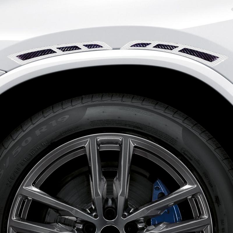 Автомобильные светоотражающие наклейки 2 шт. Автомобильные светоотражающие наклейки Автомобильная наклейка Водонепроницаемая наклейка на колесо автомобиля для внедорожника