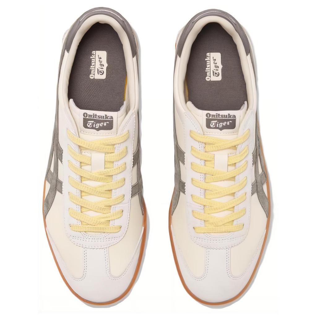 ONITSUKA TIGER Tokuten Повседневные Универсальные Амортизирующие Прочные Низкие Кеды для Скейтборда Унисекс кроссовки Светло-серый 1183C086-101