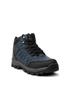 Men's Fashion Faux Leather Wedge Heeled Bootie Trekking Boots Water And Cold Resistant Zipper Fur Shoes