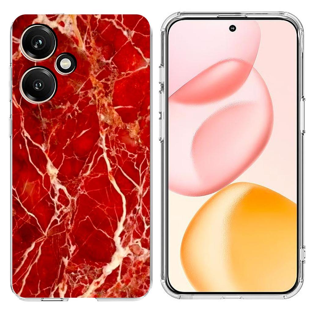 Для Honor 400 5G (Глобальный) Чехол Печать Мраморный Узор Мягкий ТПУ Чехол для Телефона