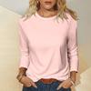 Summer New Fashion Women's Casual Long-sleeved Printed T-shirt