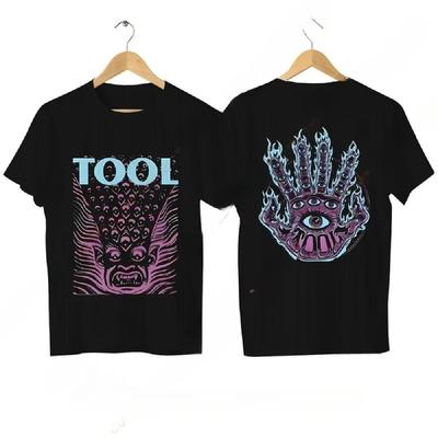 2024 Мужская футболка Повседневная Tool Band 2024 Мировой тур Концертный мерч Lateralus Футболка Tool Band Oversize Streetwear S-3XL Крутая футболка