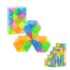 Magic Snake Magic Stress Relief Brain Training Brain Training Intelligence Game Magic Cube 3D Puzzle JellyCube (Jelly 24Part)