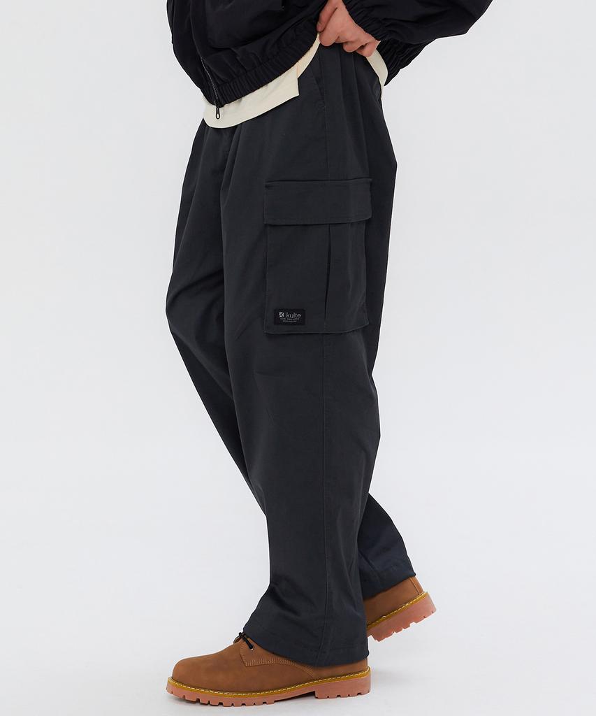KULTE Wide Cargo Pants Grey