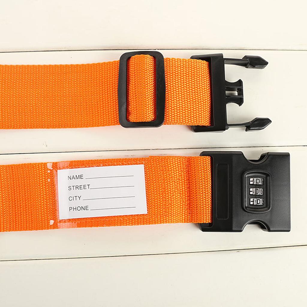 Ремень для багажа регулируемый ремень для чемодана с кодовым замком прочный упаковочный ремень дорожные аксессуары для мужчин и женщин