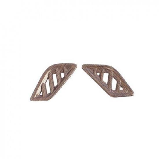 Peach Wood Grain Dashboard Air Outlet Vent Cover Trim For Nissan Rogue -2024