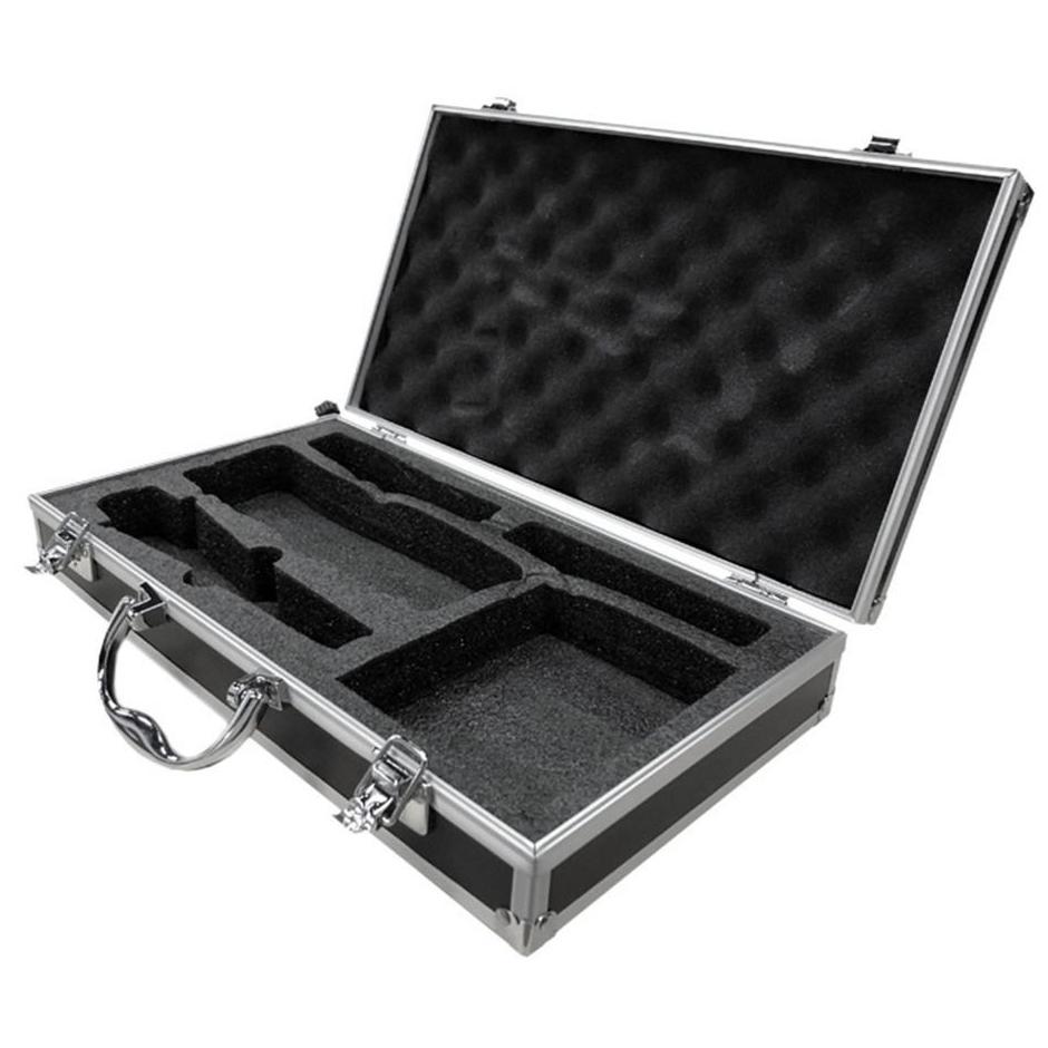 Sponge Compartment Microphone Carrying Case Portable Instrument Box Karaoke Storage Case Singing