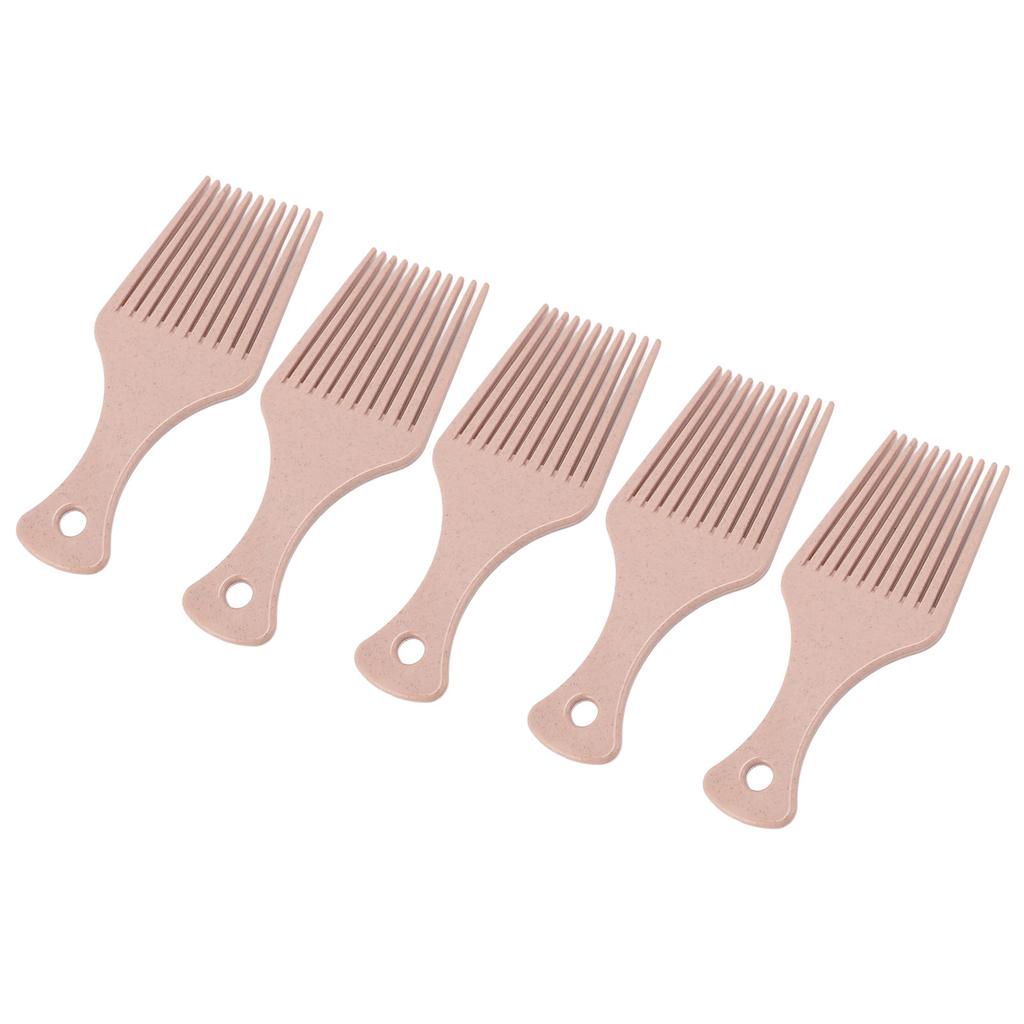 10 шт. расческа для распутывания волос с широкими зубьями и эргономичной ручкой, расческа для волос с ячменными стеблями