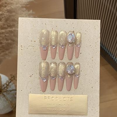 Ледяной прозрачный коричный розовый французский кошачий глаз Boutique K9 Starlight Pink Diamond Pink Brown White Peach Носитель