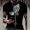 Graphic Faith Daily Retro Vintage 3D Print T Shirt Men's Streetwear Tee Sports Outdoor Holiday Going Out Tshirt
