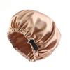 Women Flat For Sleeping Round Headwear Satin Hair Cap Haircare Ceremony Adjustable Night Hat