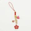 Sakura Mobile Phone Case Keychain Flower Mobile Phone Lanyard Phone Strap  Bag Pendant