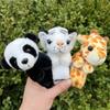 Clap Circle Stuffed Animal Wristband Jungle Animal Cartoon Slap Bracelet Gift Toy   Party Supplies