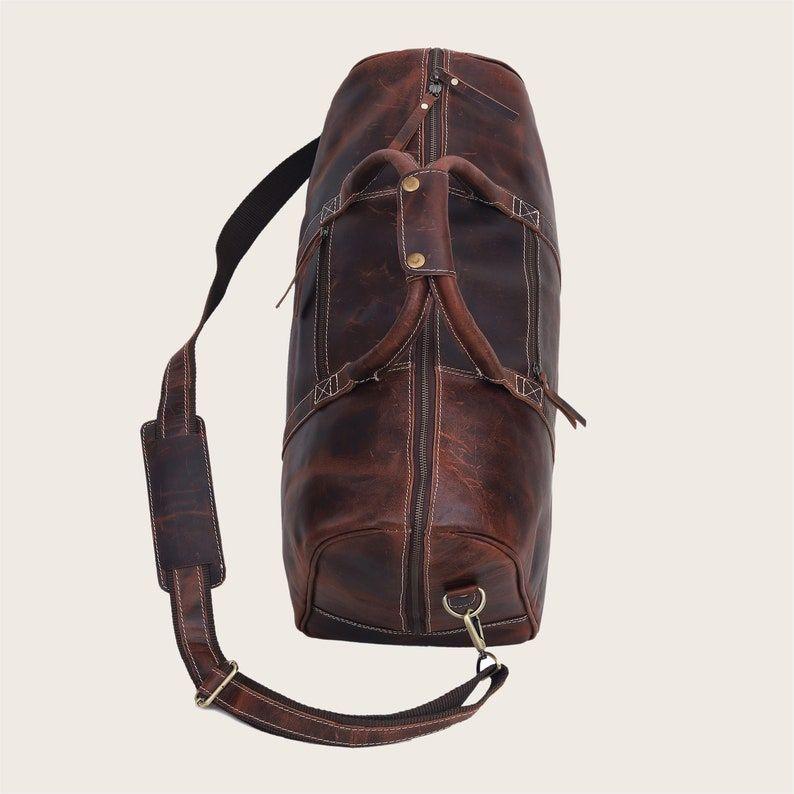 Кожаная дорожная сумка, кожаная сумка для выходных/кожаная сумка для спортзала/сумка для сна для мужчин/персонализированный рождественский подарок для него и для нее