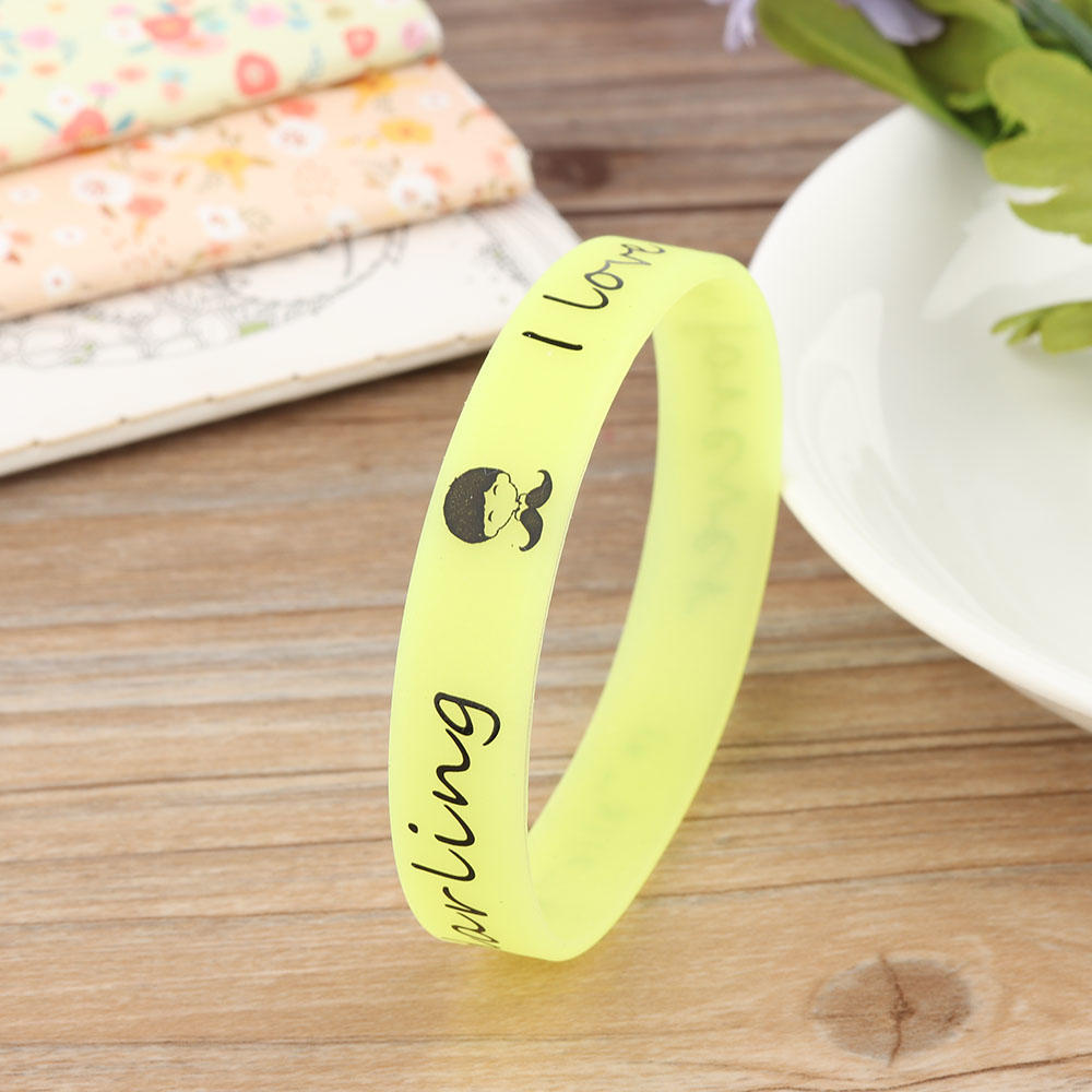 1/5/10 шт. Светящийся в темноте браслет-манжета, светящийся браслет на запястье, силиконовый браслет, браслет из силиконового геля, резинка