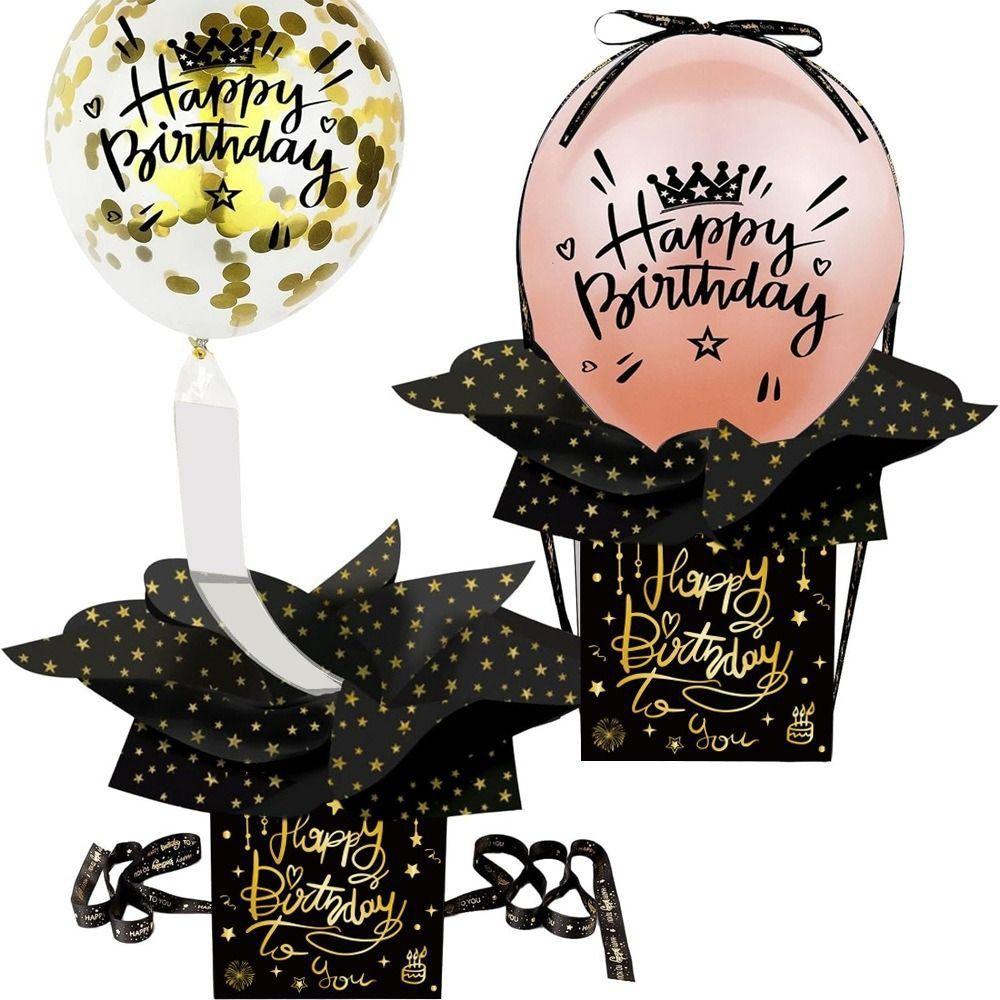 Paper Cash Pull Gift Boxs Happy Birthday Surprise Money Box Fuuny Money Gift Boxes  Party