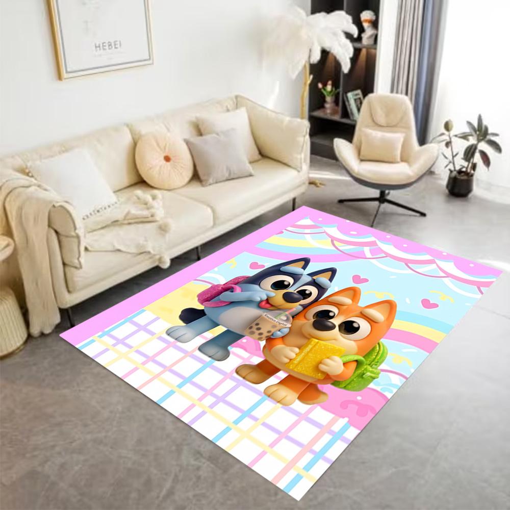 Dogs Refrigerator Adventure Area Rug Design for Game Room Outdoor Bedrooms Dormitory Anti-slip Rug Decorate Offices