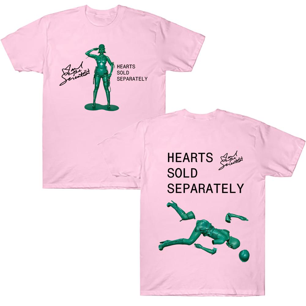 2026 Mariah The Scientist T Shirt Hearts Sold Separately New Album Graphic Tees Wounisex Cotton Short Sleeve Clothing Unisex Y2k