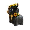 Spring Sunflower Highland Cow Figurines Funny Calf Lovers Gifts  Table Decor