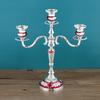 European Candle Holder Decoration for Home Use, Hotel bar Desktop Decoration, Metal Candle Stand, Candlelight Dinner Decoration