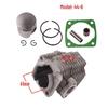 49CC Mini Motorcycle Parts: 2-Stroke Engine Cylinder Liner & Piston Assembly for Small Sports Cars and Off-Road Vehicles