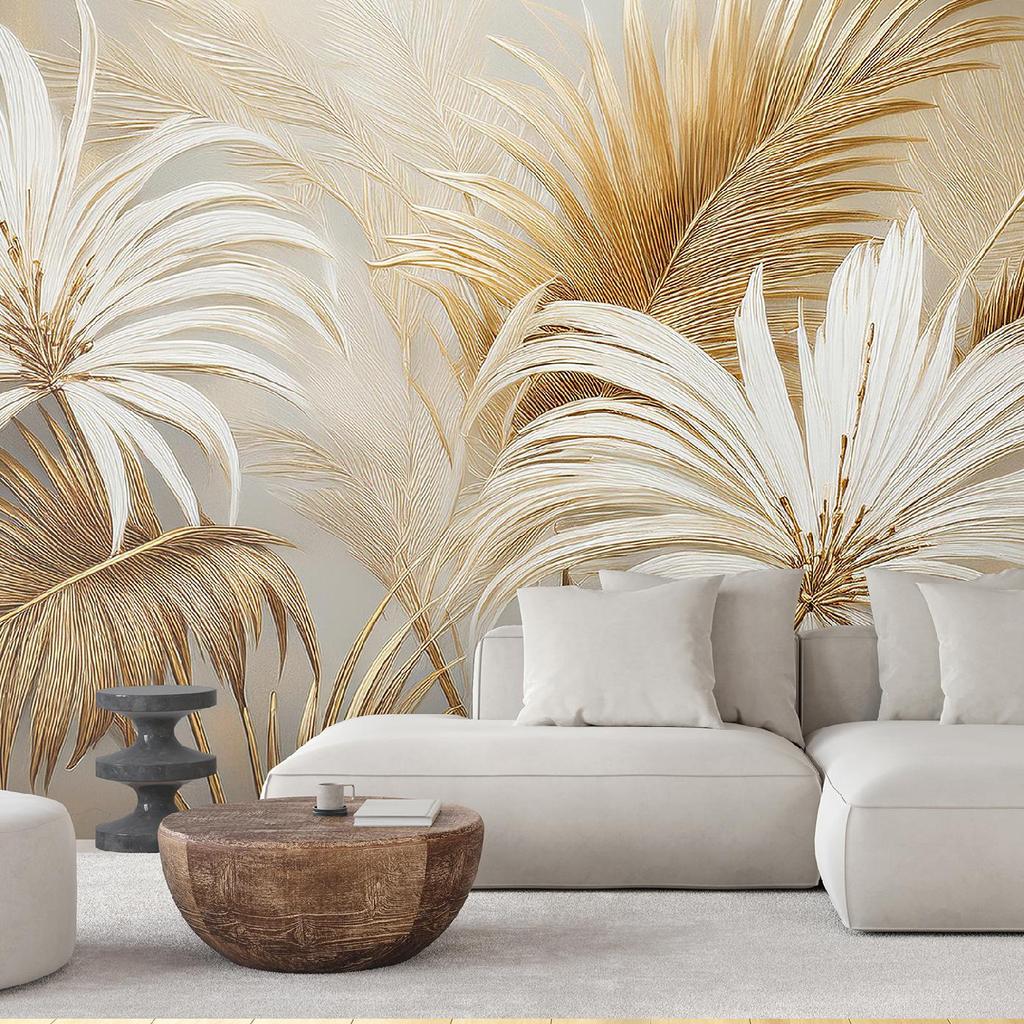 Wallpaper Tropical Leaves Botanica